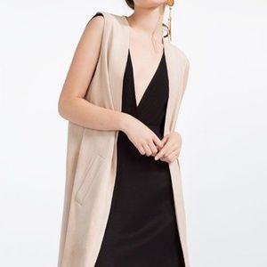Zara Long Waistcoat with back opening